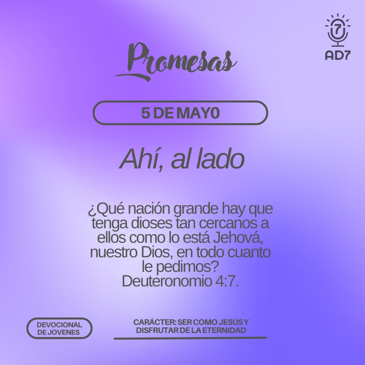 AD7 Devocional - Hoy es Tendencia