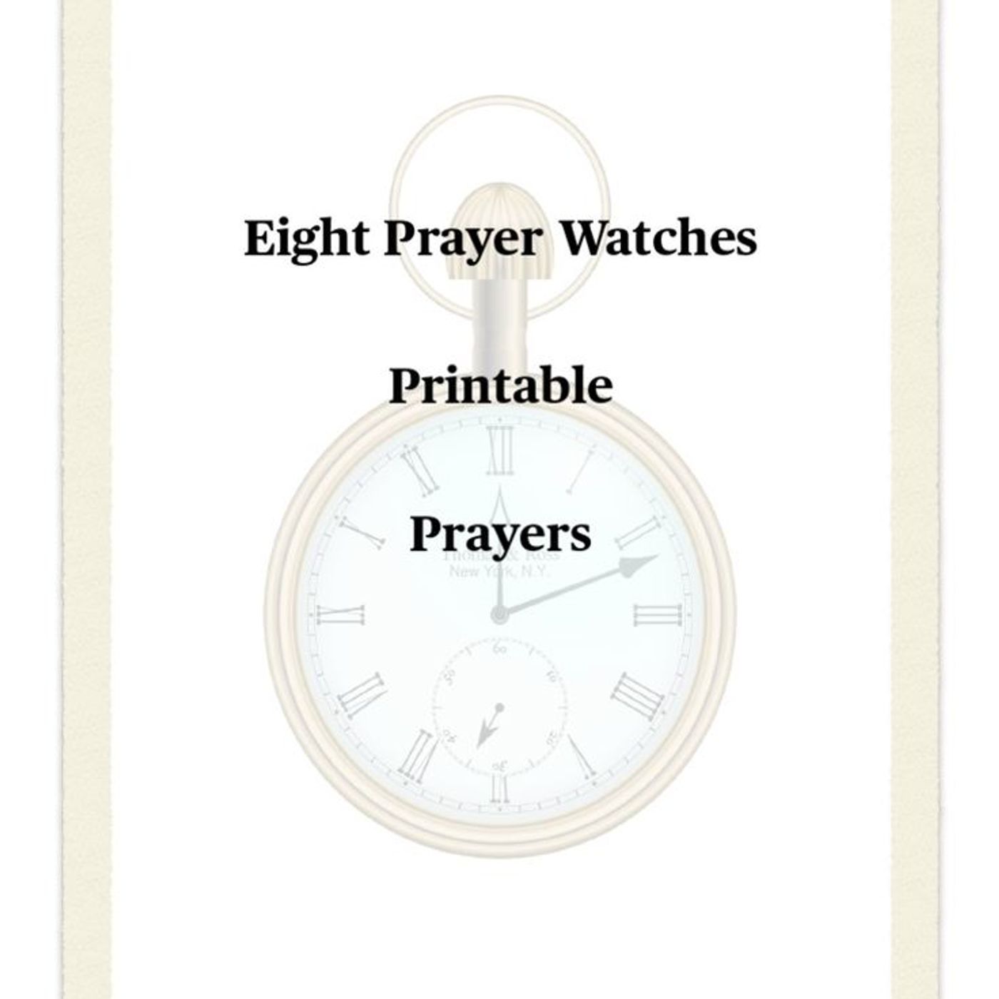 The Eight Prayer Watches episode artwork