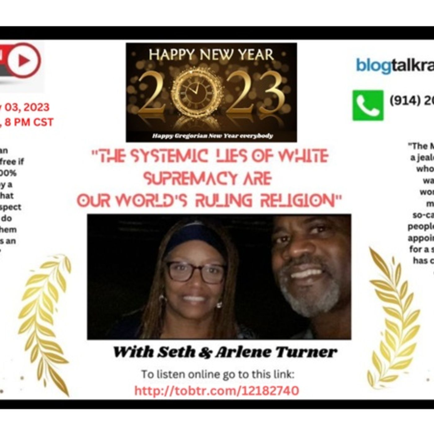 The systemic lies of white supremacy are our world's ruling religion episode artwork