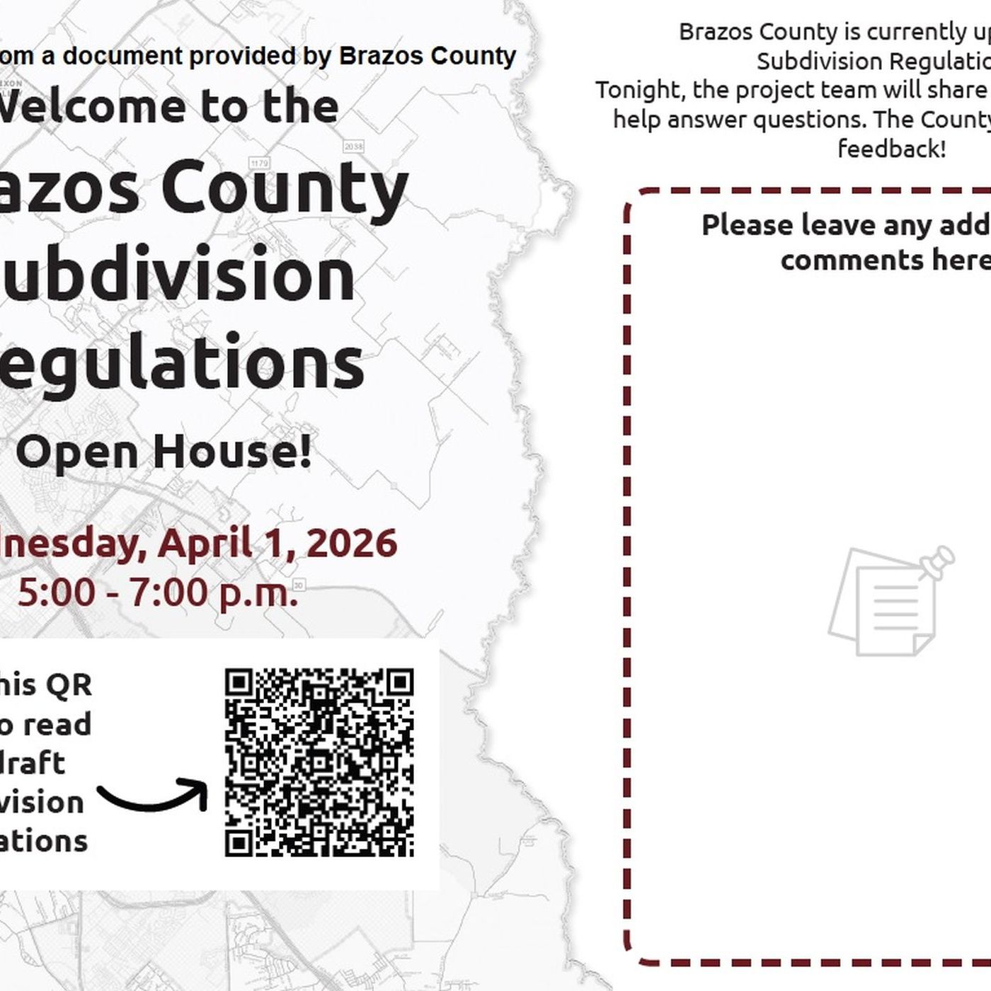 Public review starts of changing Brazos County's subdivision regulations episode artwork
