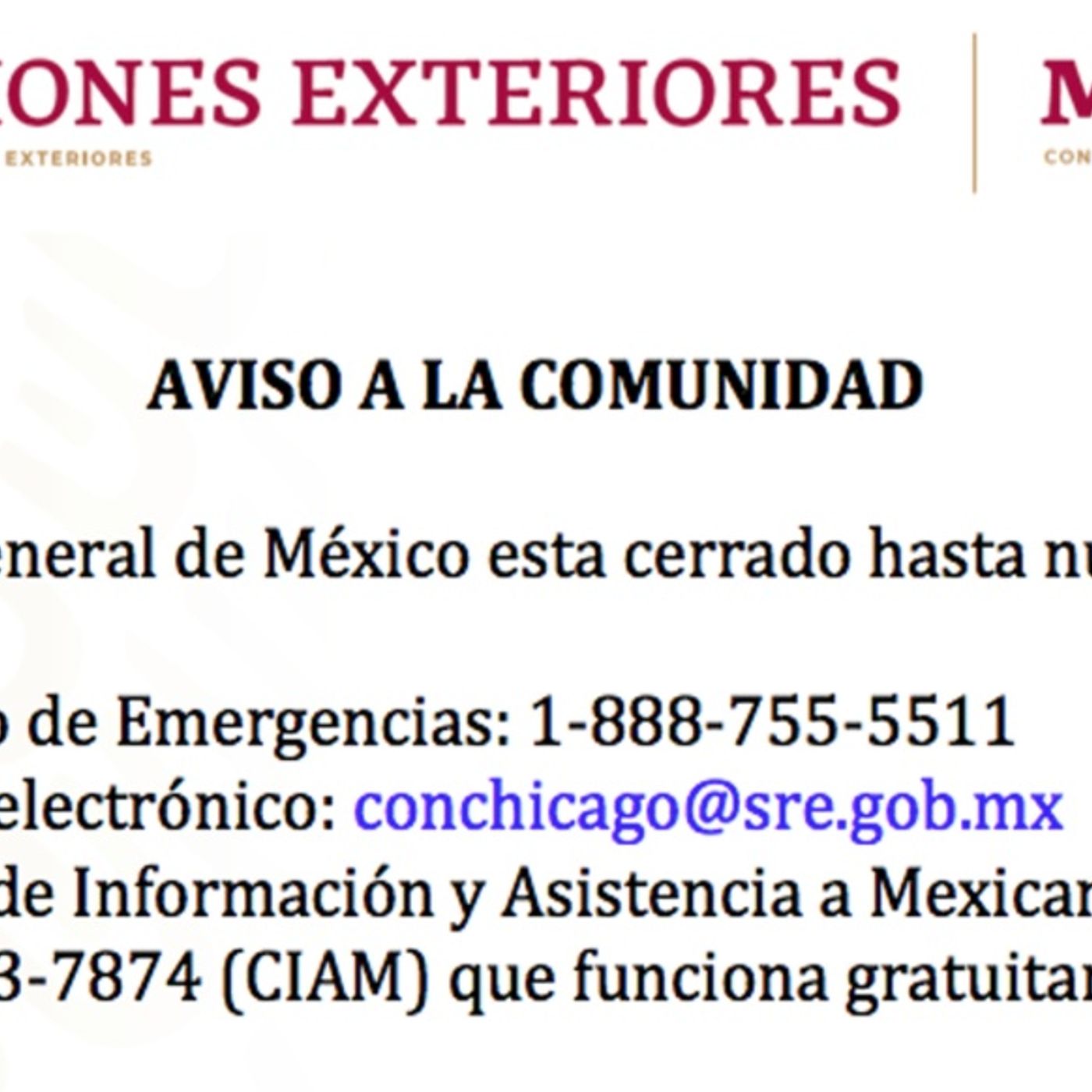 El CONSULADO A TU LADO