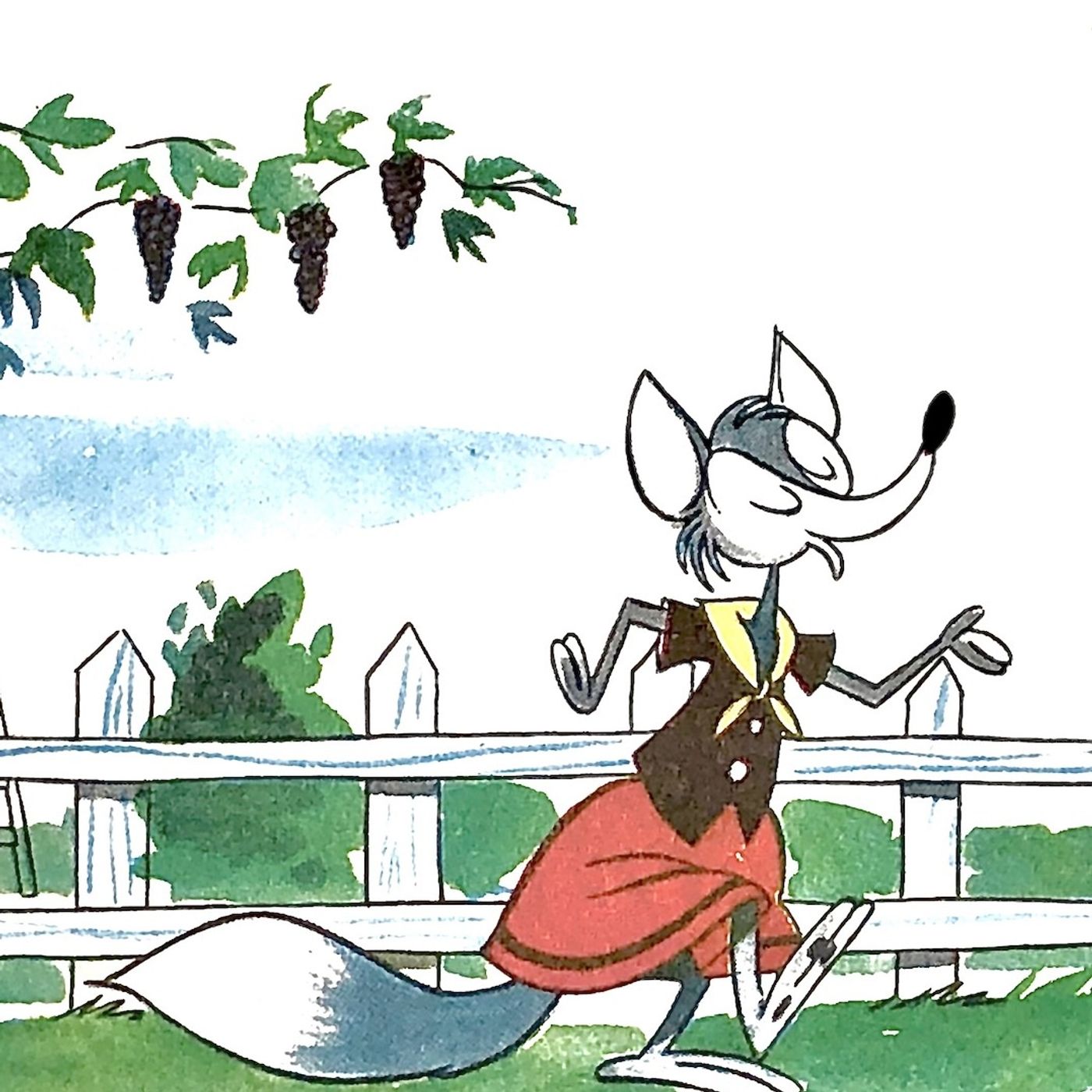 Fabula de Esopo 🦊 EL ZORRO Y LAS UVAS 🍇 Cuento infantil con valores