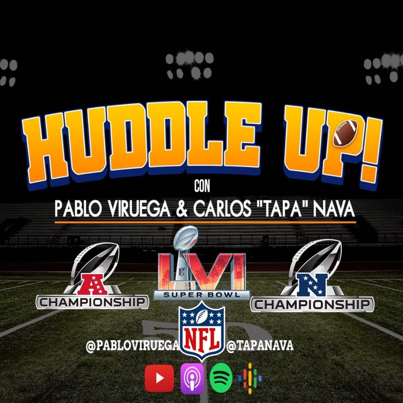 Finales de Conferencia #HuddleUP #NFLPlayoffs #NFL @TapaNava @PabloViruega