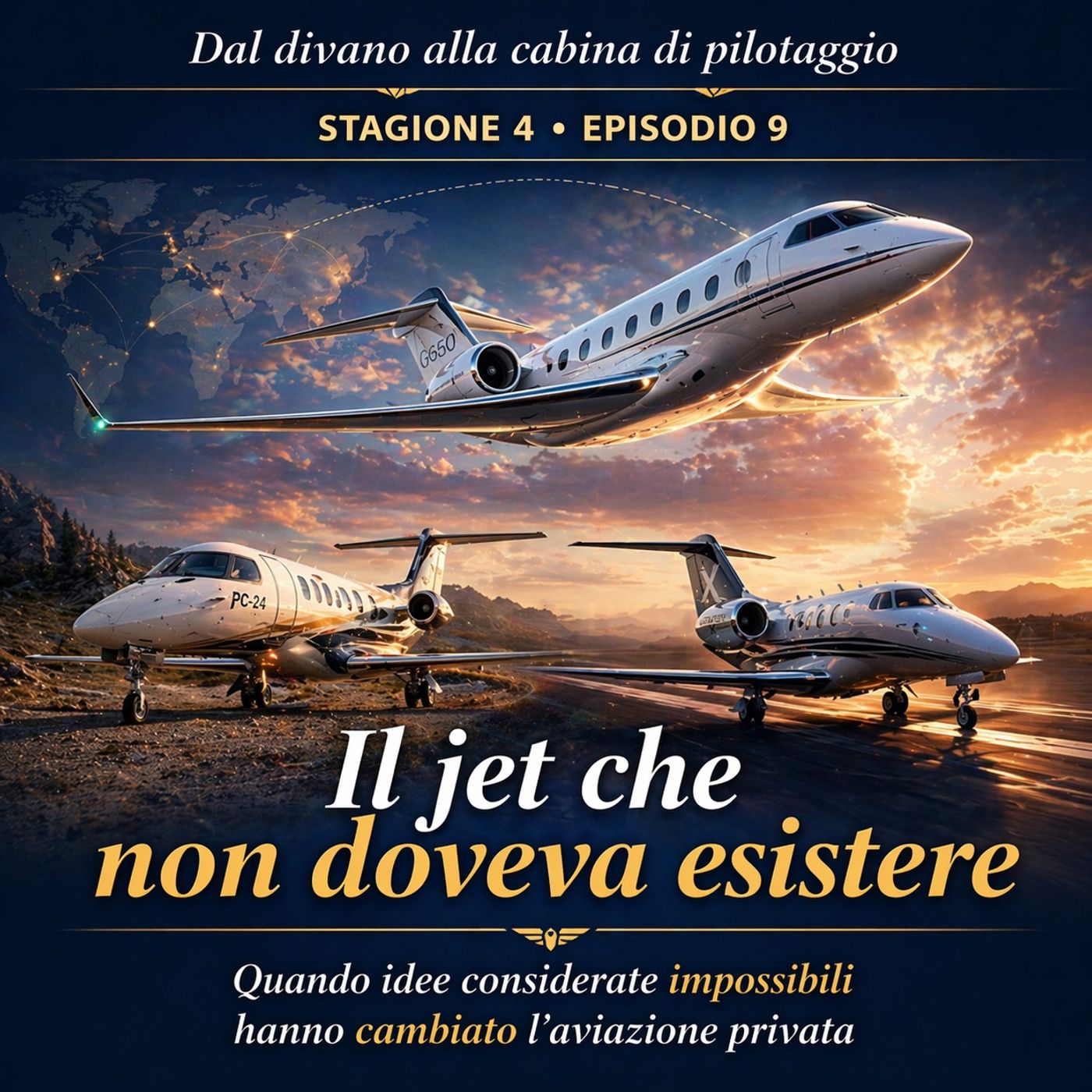 EP.9 - La storia dei Jet Privati - Il Volo che non Doveva esistere - Quando idee considerate impossibili hanno cambiato l'aviazione privata
