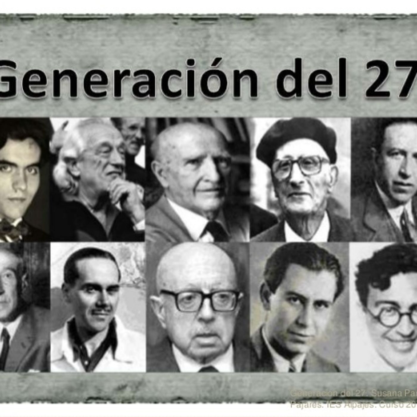 POETAS GENERACIÓN DEL 27