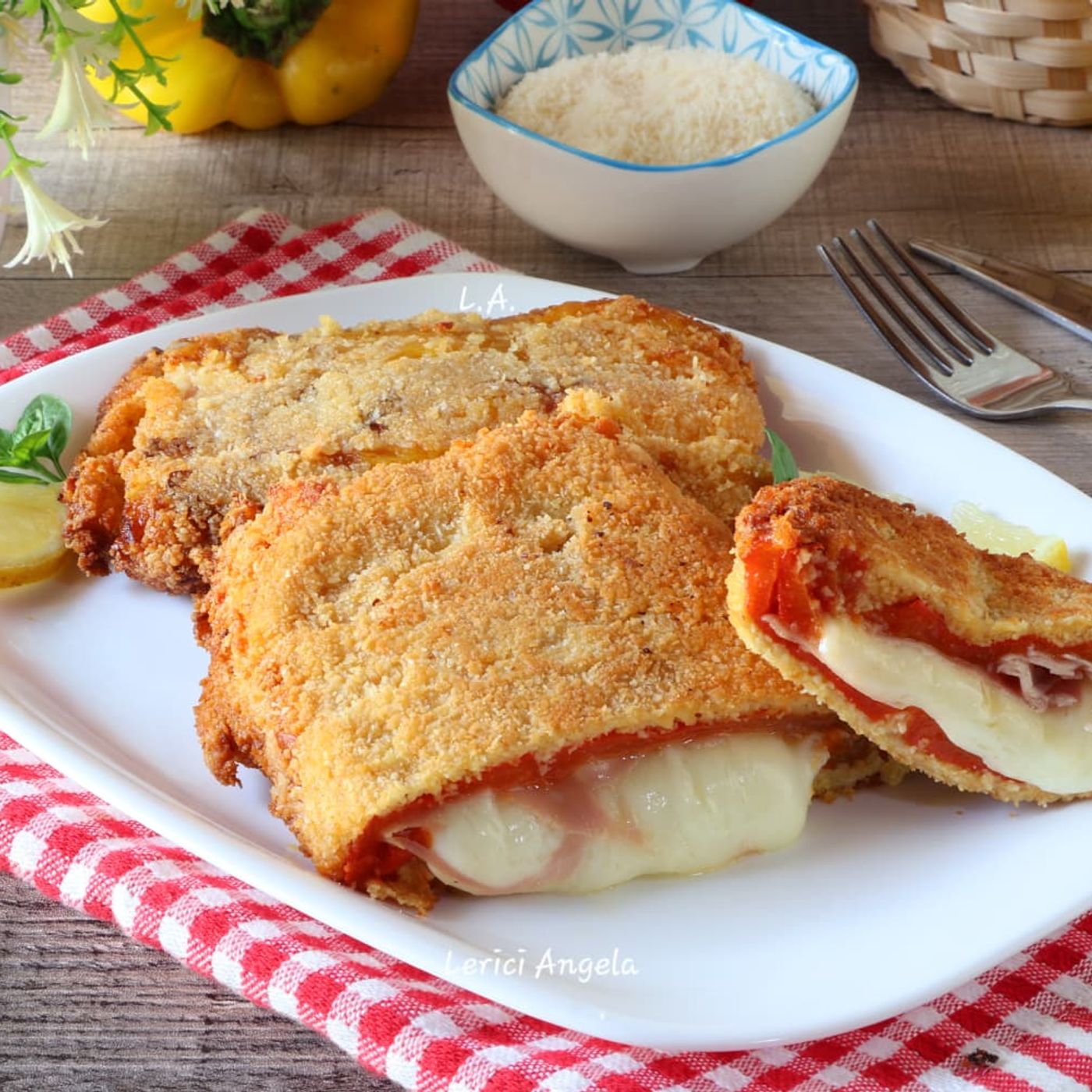 Cotoletta di peperoni farcita 3 modi per cucinarli padella forno o friggitrice ad aria