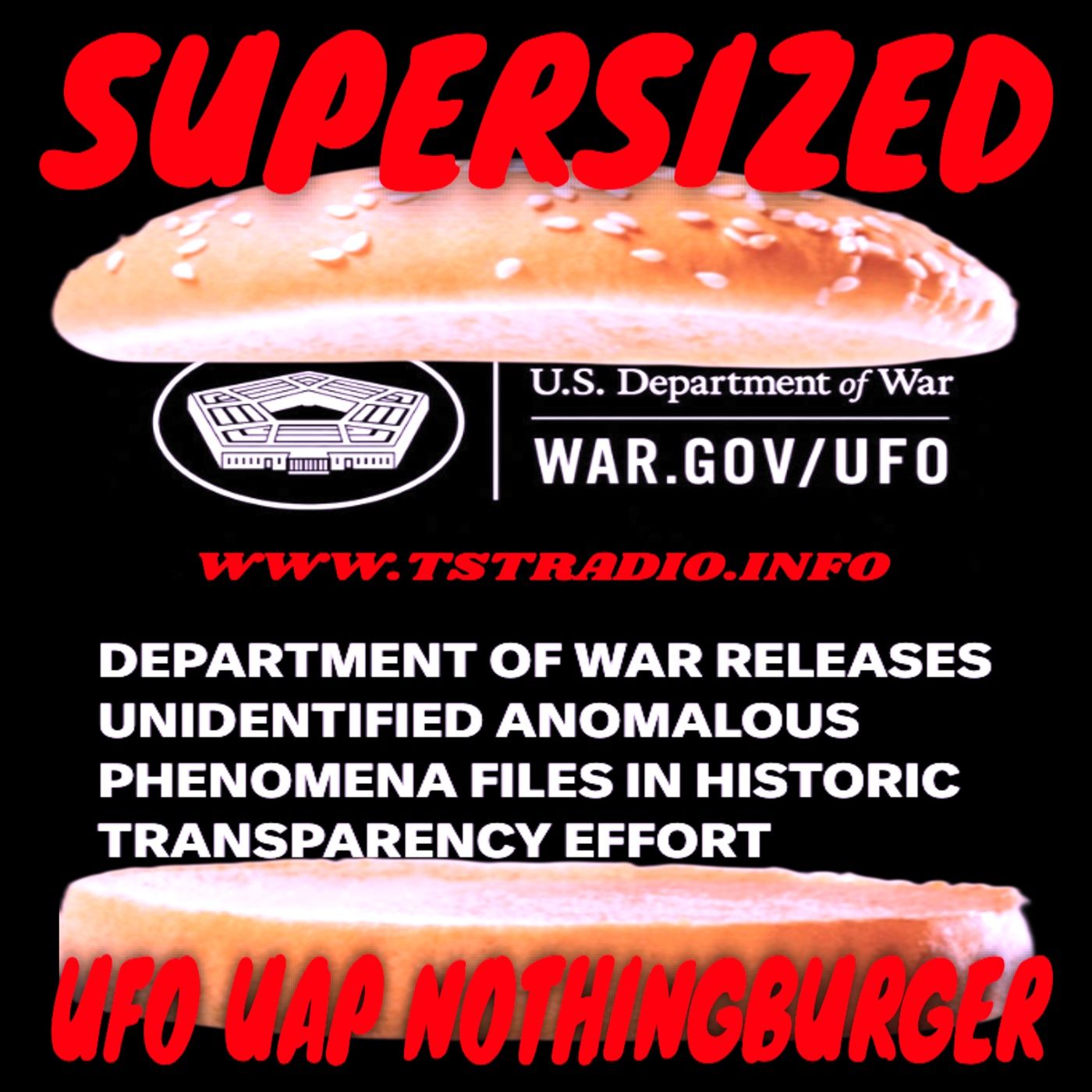 DISCLOSURE DAY: Supersized UFO UAP Nothingburger (May 8, 2026) episode artwork
