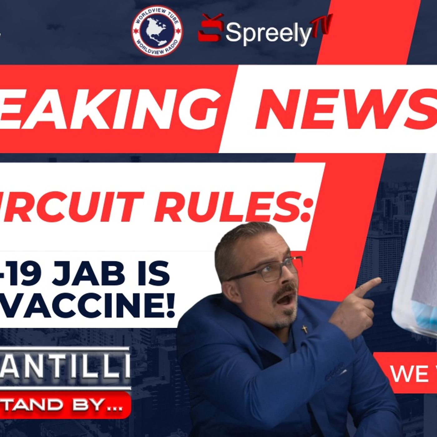 HUGE! 9TH CIRCUIT RULES COVID-19 JAB NOT A VACCINE [The Pete Santilli Show #4096-8AM] episode artwork