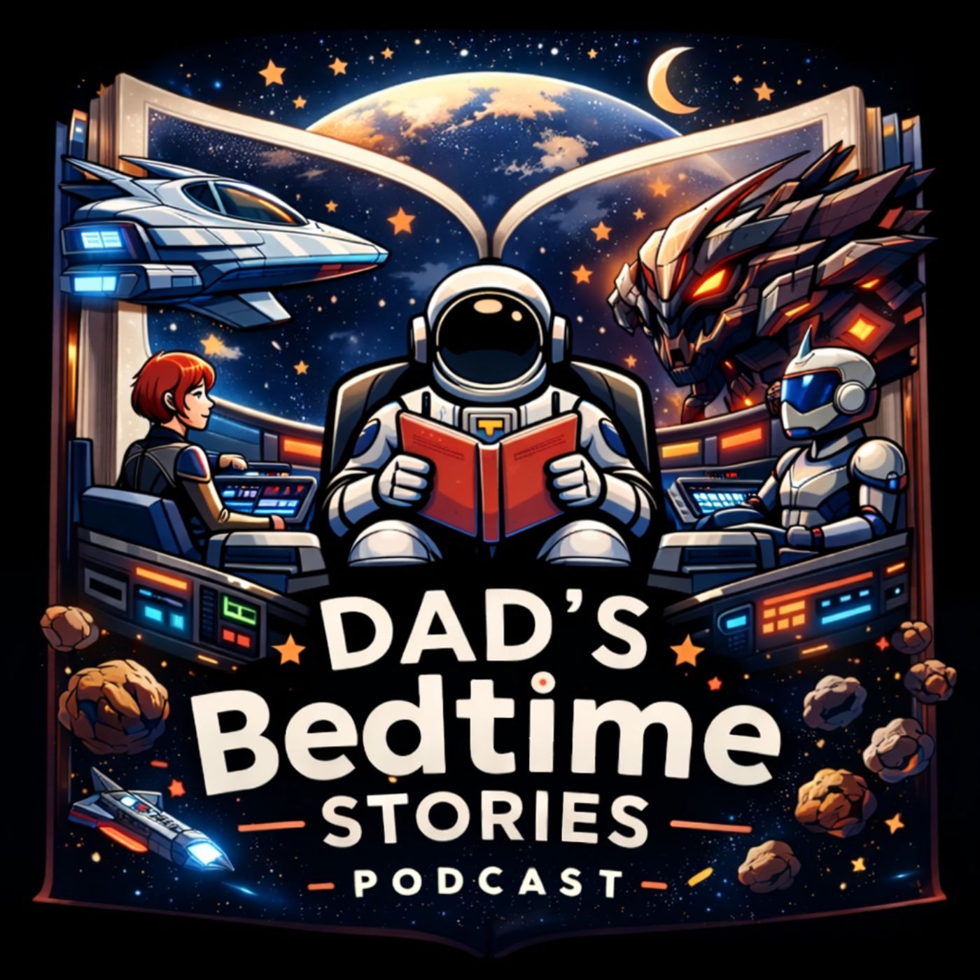 The Space Explorers - A Magic Library Adventure - A Bedtime Story