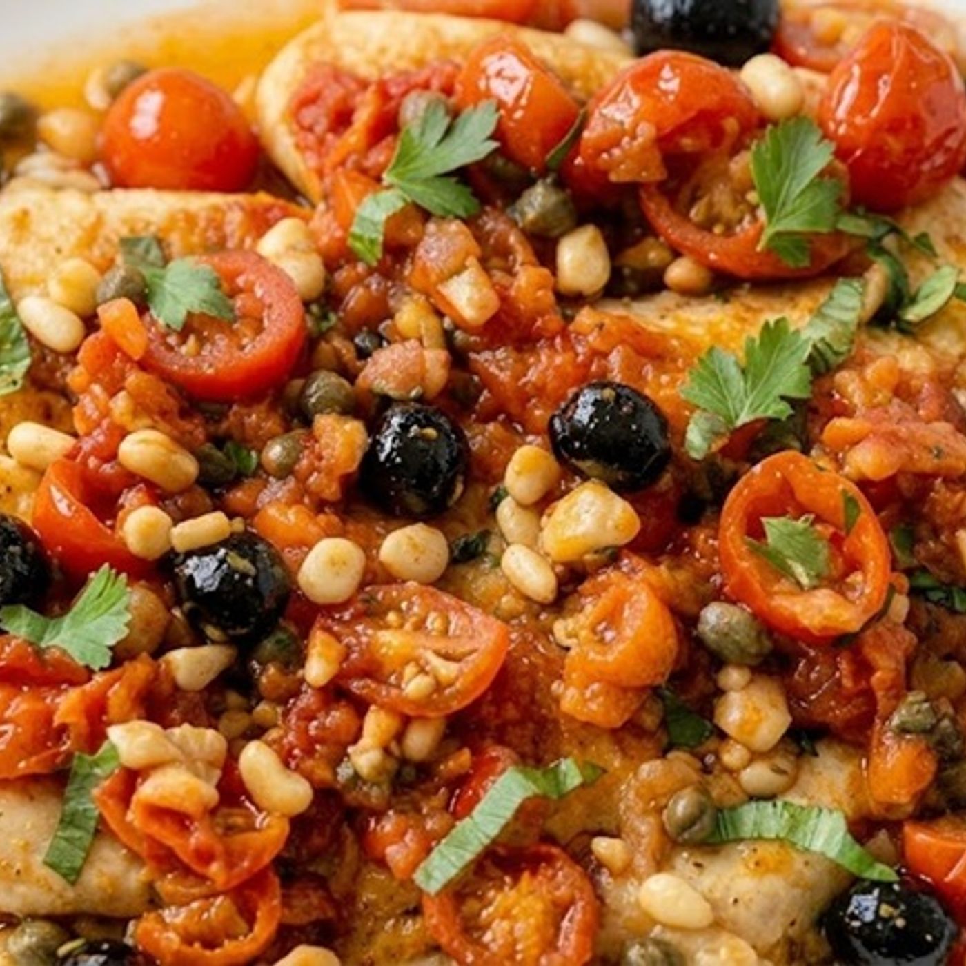 Petto di Pollo alla Mediterranea