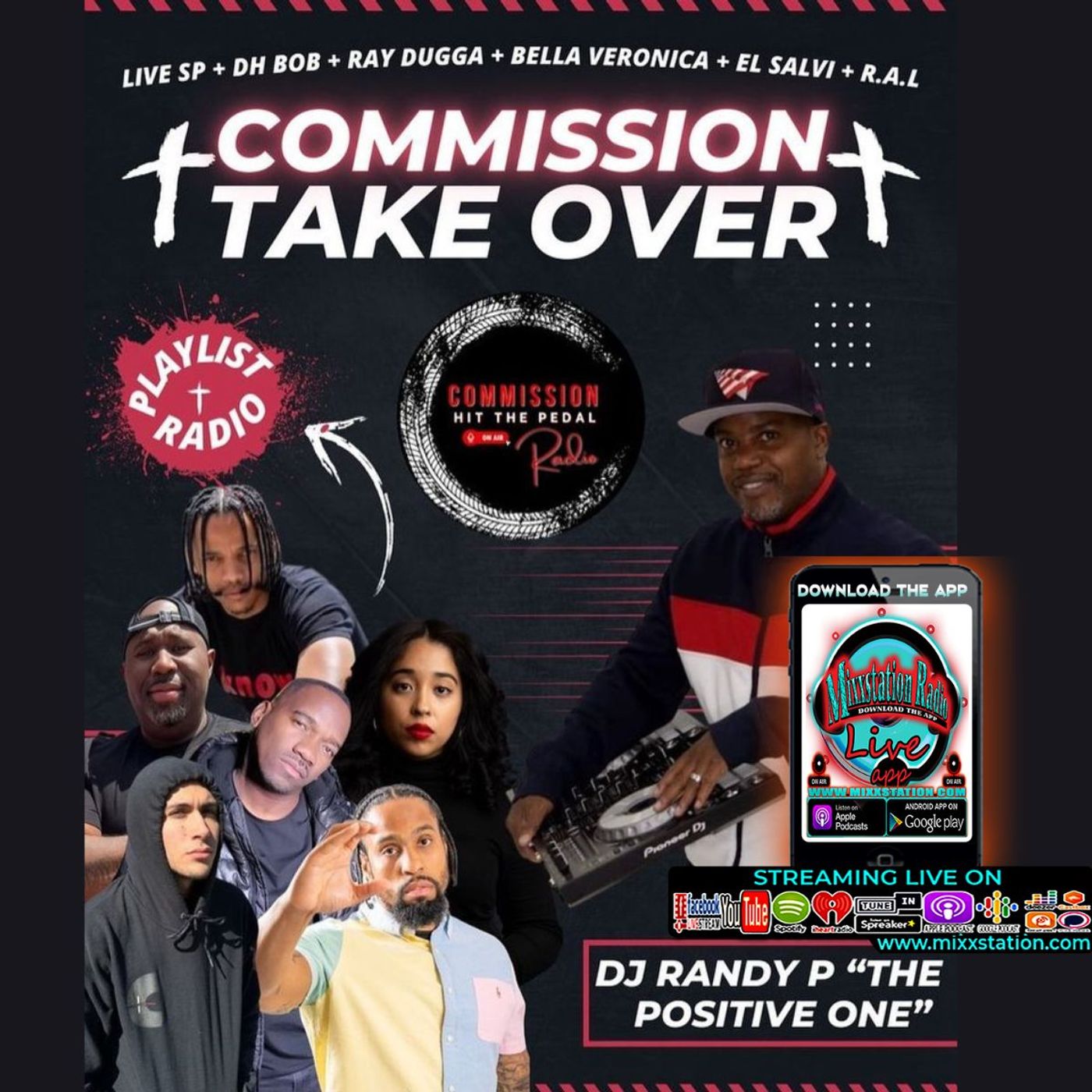 Warming Up with DJ Randy P Radio Show #445 The Commision Takeover
