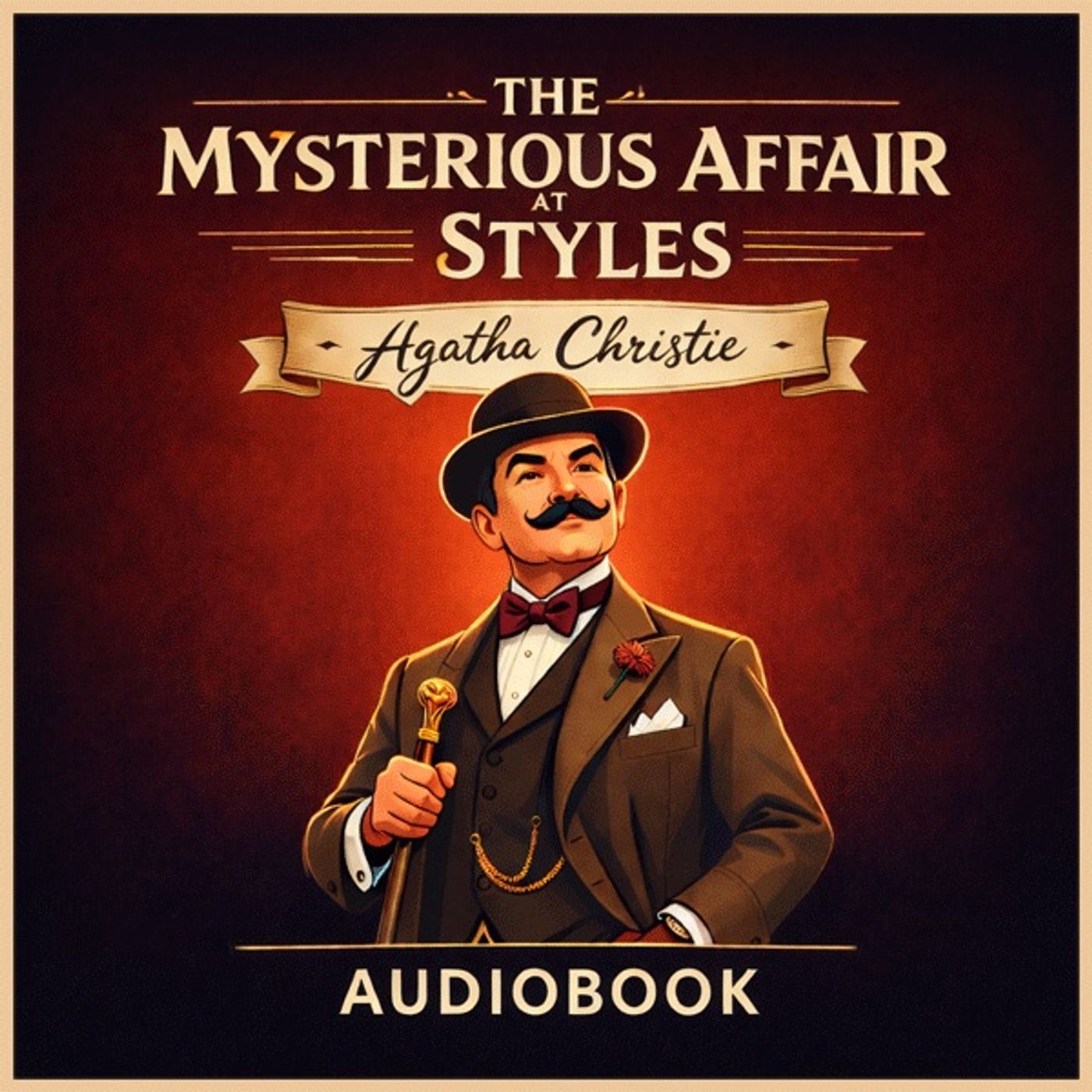 The Mysterious Affair at Styles - Poirot cover art