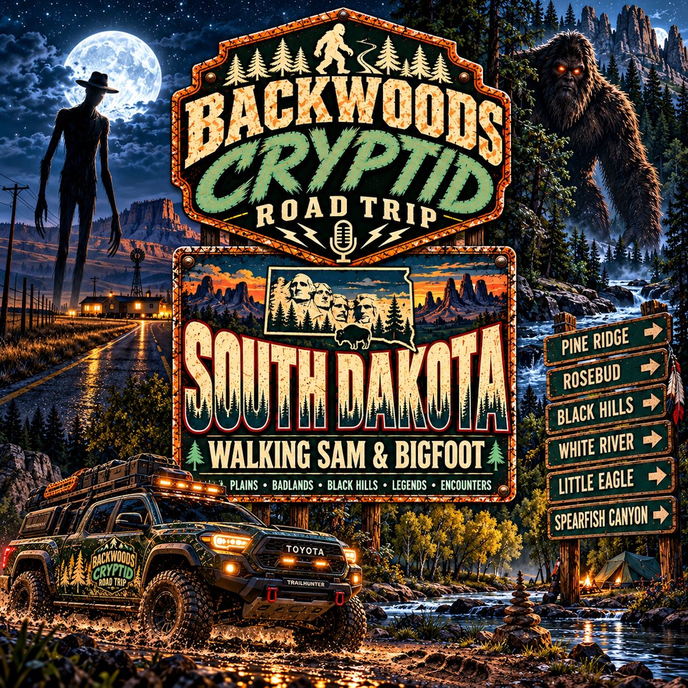 South Dakota: Walking Sam & Bigfoot episode artwork