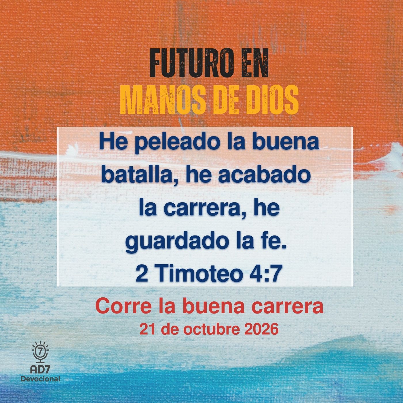 Portada de AD7 Devocional - Diferente / Inverso