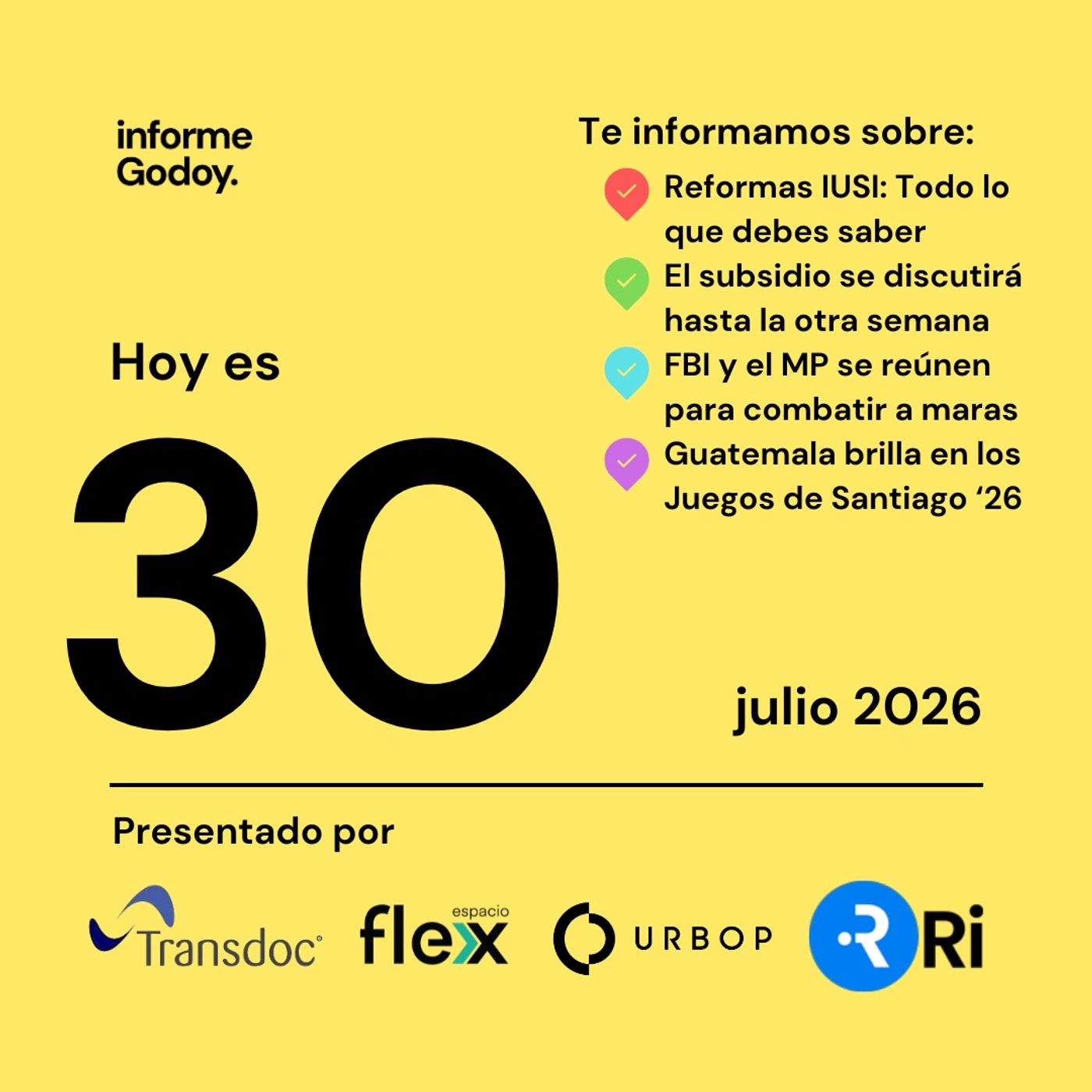 30 de julio 2026 episode artwork