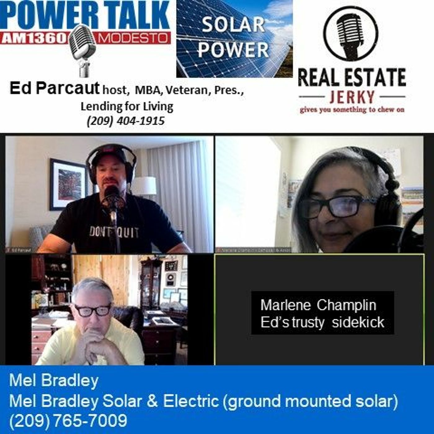 Solar Power Changes - Mel Bradley - Ed - Marlene - 9-18 - 19 - 21 episode artwork