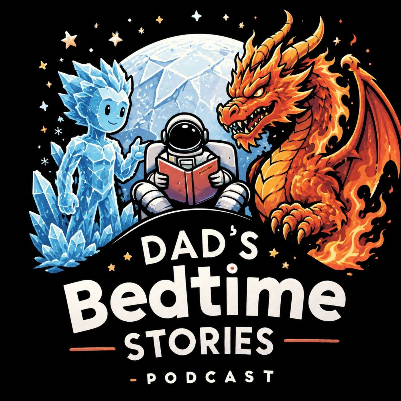 The Ice Planet and the Fire Dragon - Spaceship # 338 - A Bedtime Story