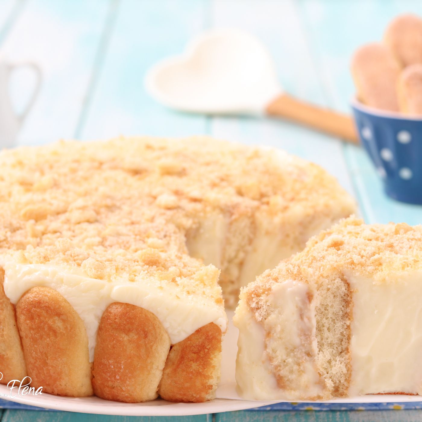 Torta savoiardi e crema