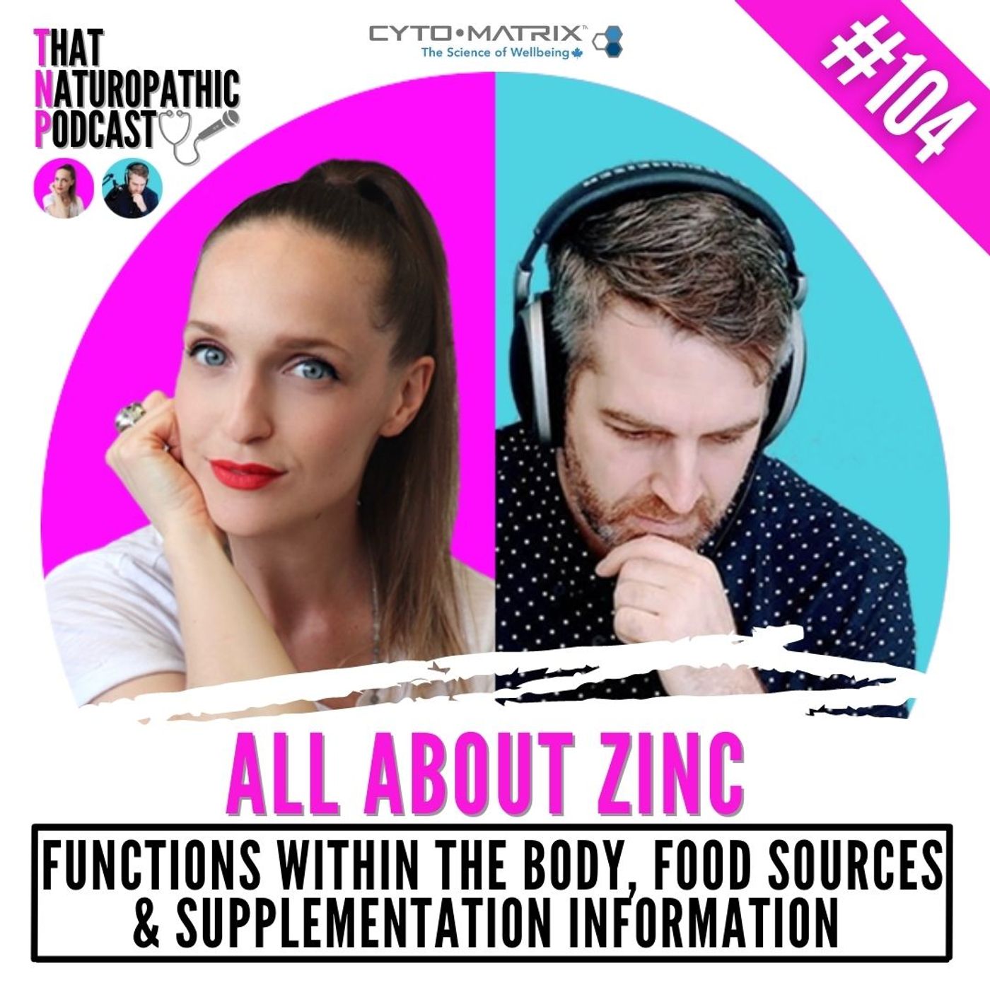 104: All About Zinc- Functions Within the Body, Food Sources & Supplementation Information episode artwork