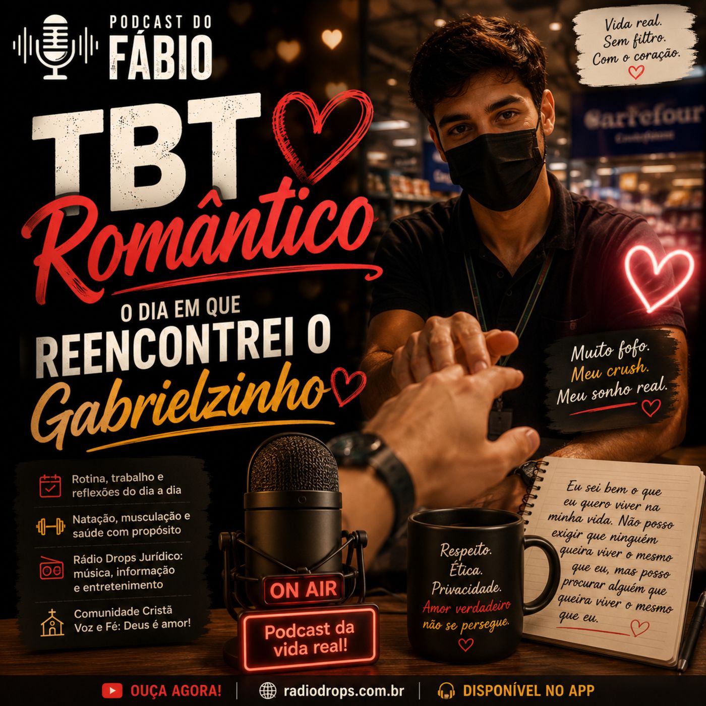 28 de Julho de 2026 -   TBT Romântico: O Dia em que Reencontrei o Gabrielzinho ❤️