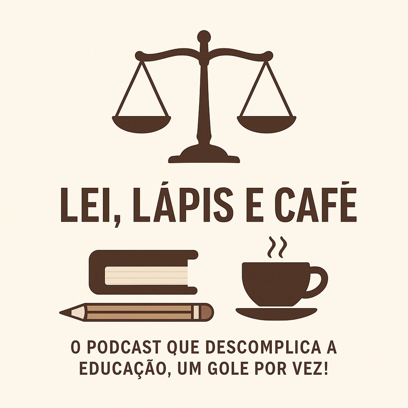 Lei, Lápis e Café podcast artwork