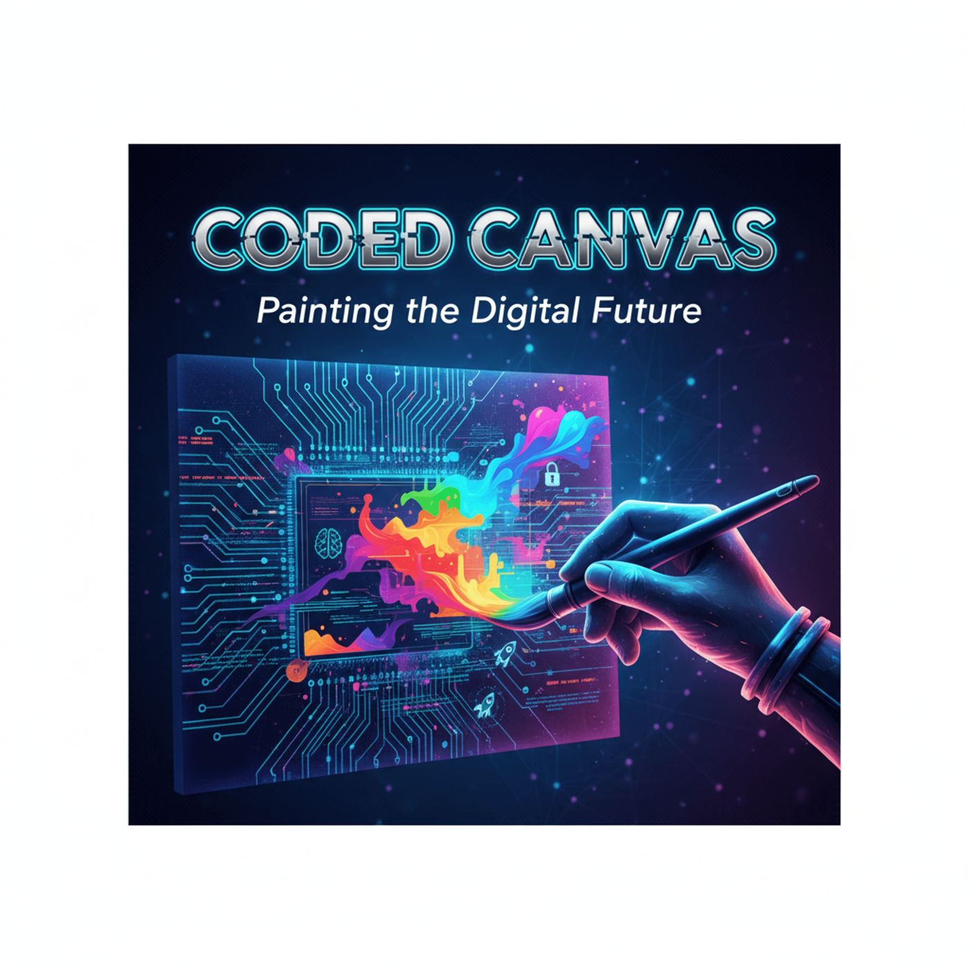 Coded Canvas Painting the Digital Future cover art