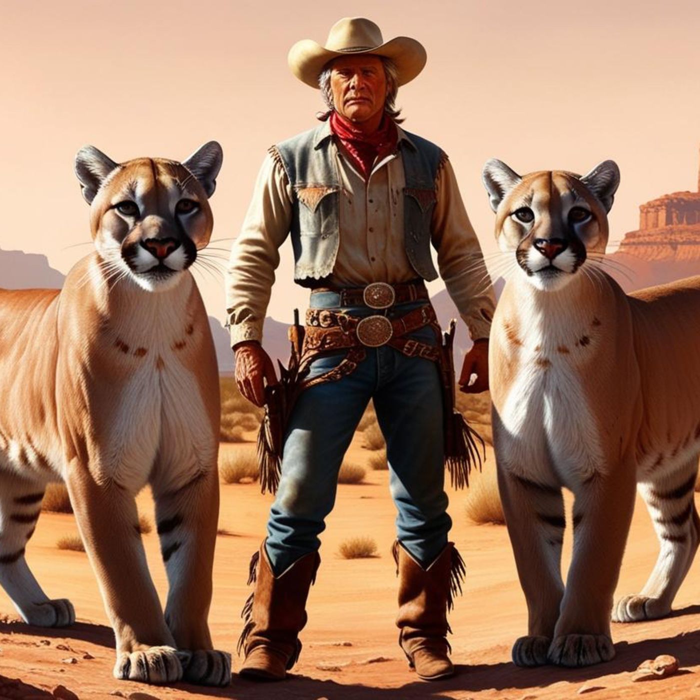 El vaquero de Arizona y sus pumas justicieros