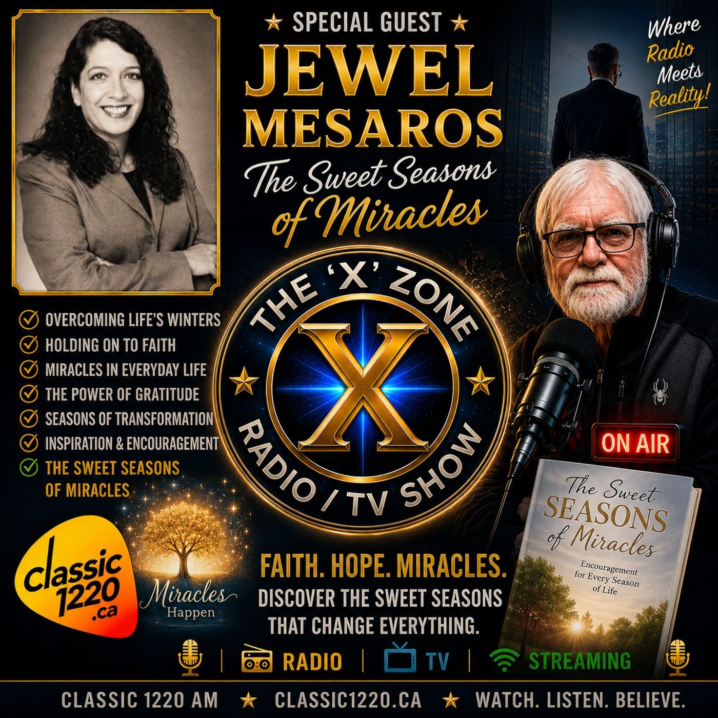 Rob McConnell Interviews - JEWEL MESAROS - The Sweet Seasons of Miracles