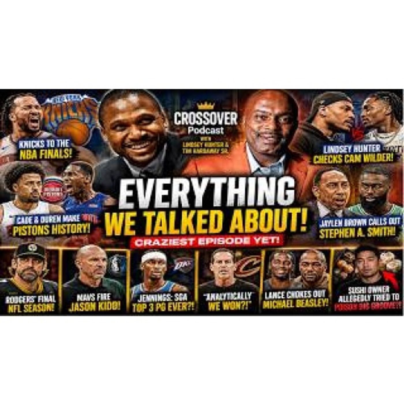 KNICKS MAKE THE NBA FINALS 🗽 + Lindsey Hunter CALLS OUT Rod Wave Elite & Cam Wilder 😳 episode artwork