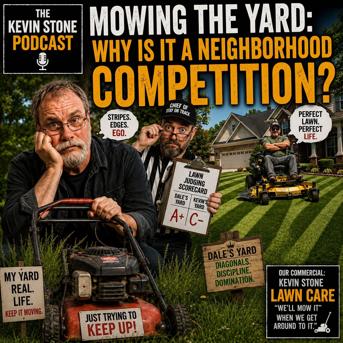Episode #27 "Mowing The Yard-Why Is It A Neighborhood Competition?" episode artwork