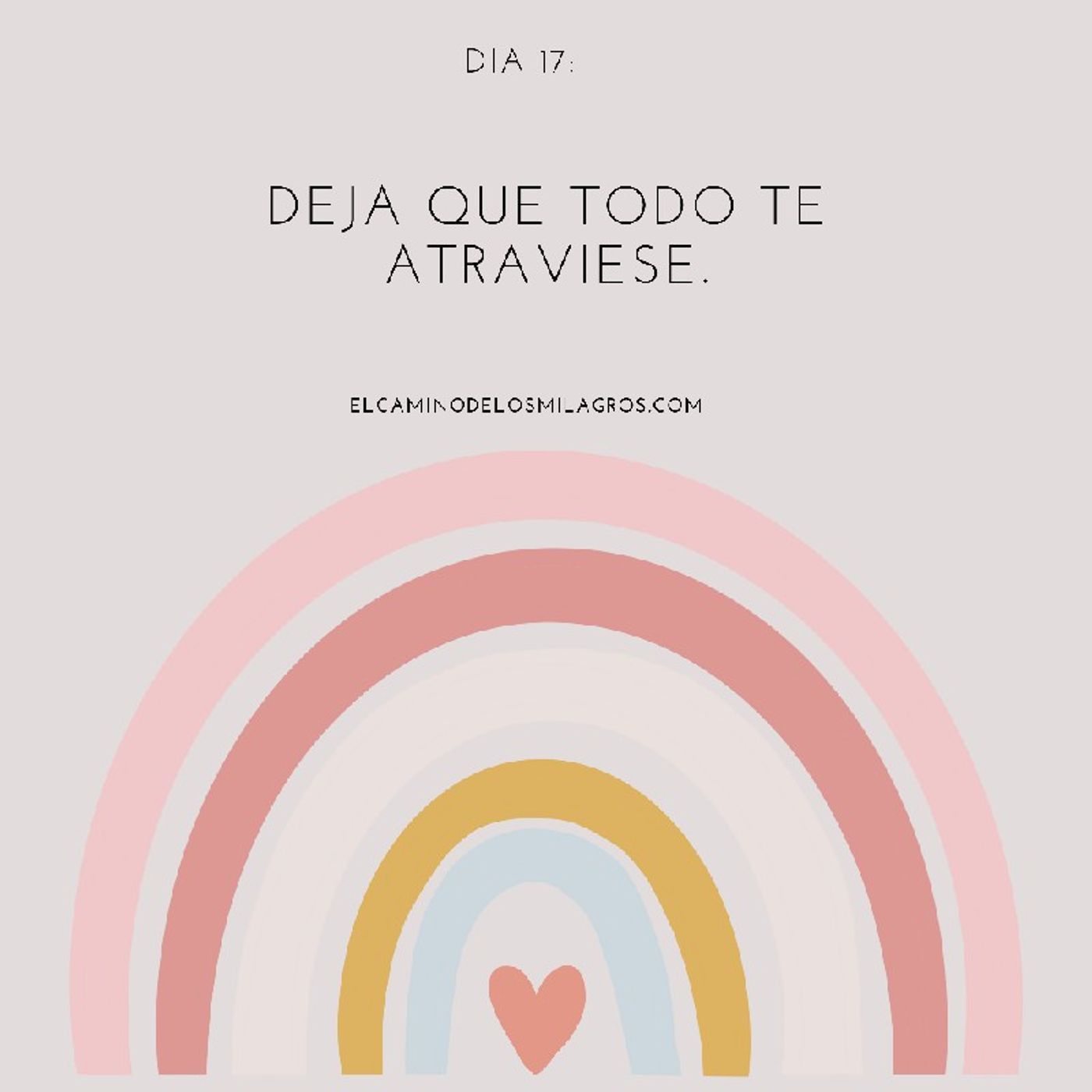 Cada día, un milagro.