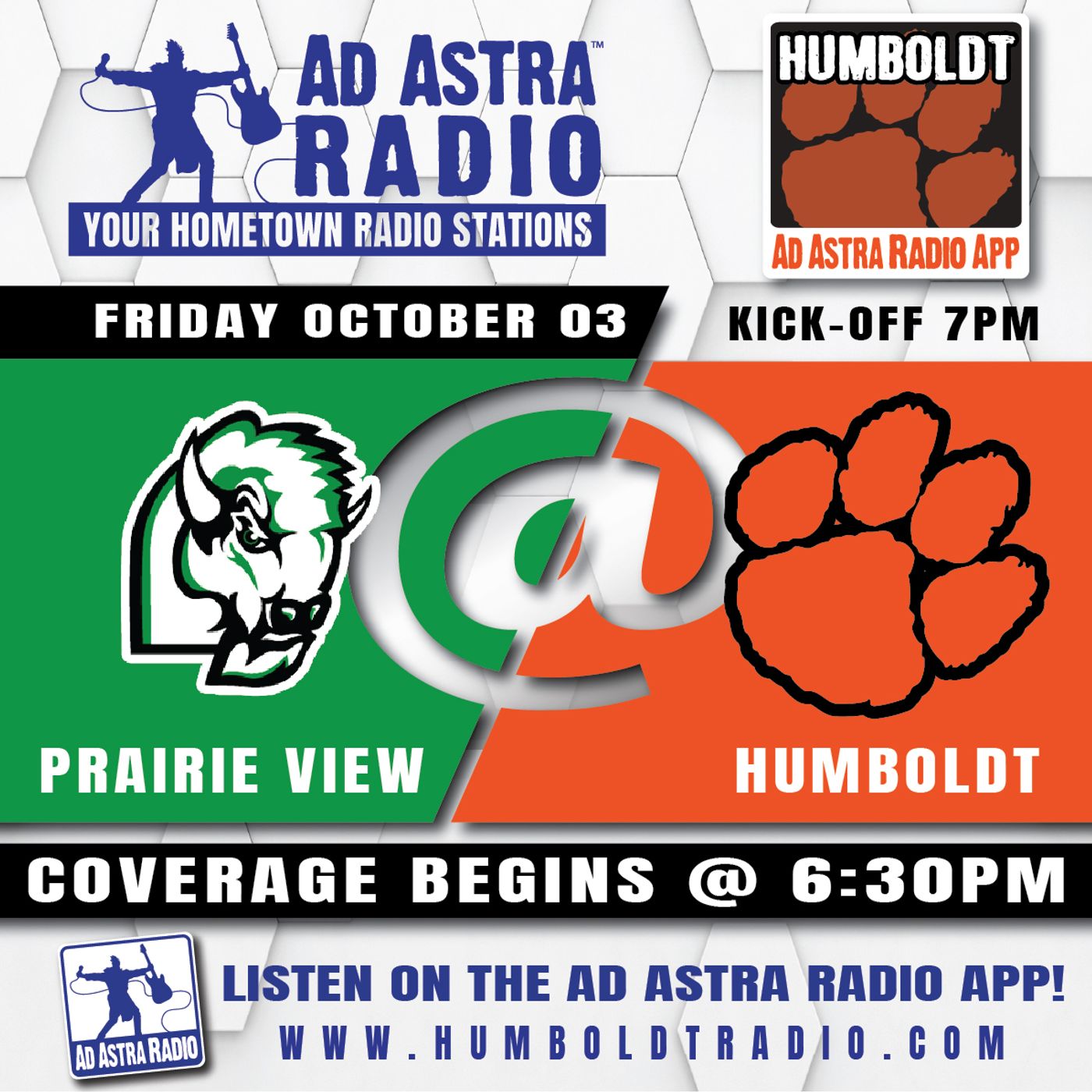 3075 Prairie View Buffaloes at Humboldt Cubs Football (October 3, 2025) episode artwork