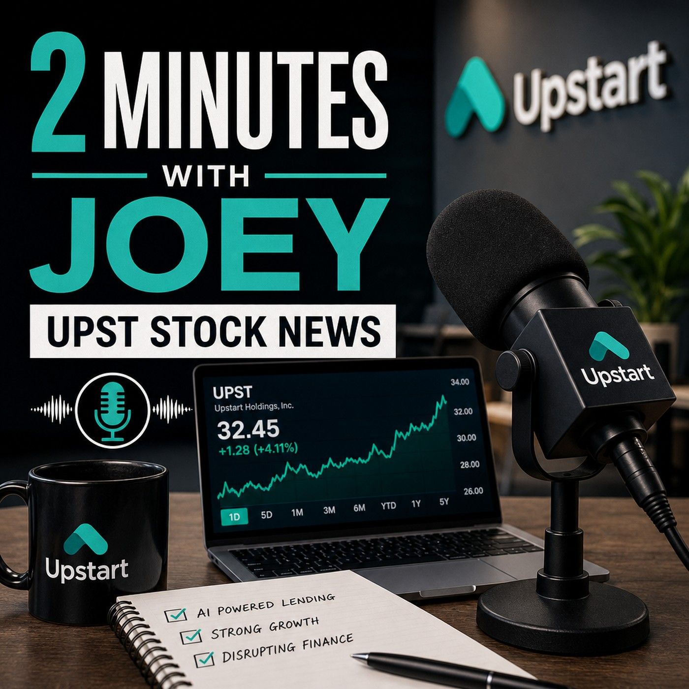 2 Minutes with Joey - UPST Stock News