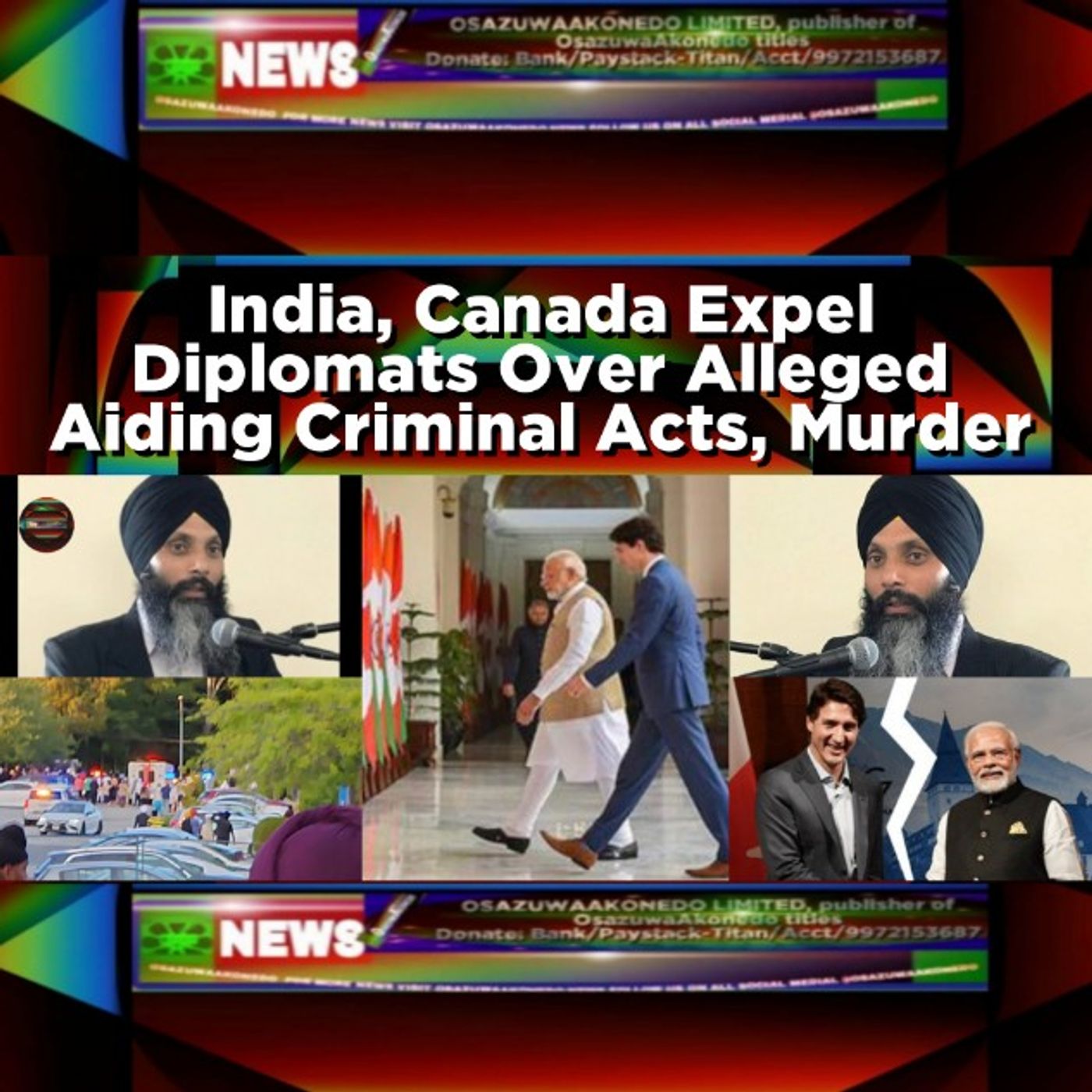 India, Canada Expel Diplomats Over Alleged Aiding Criminal Acts, Murder episode artwork