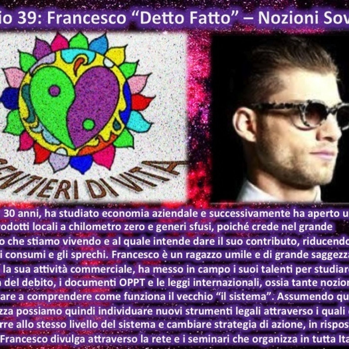 SENTIERI DI VITA