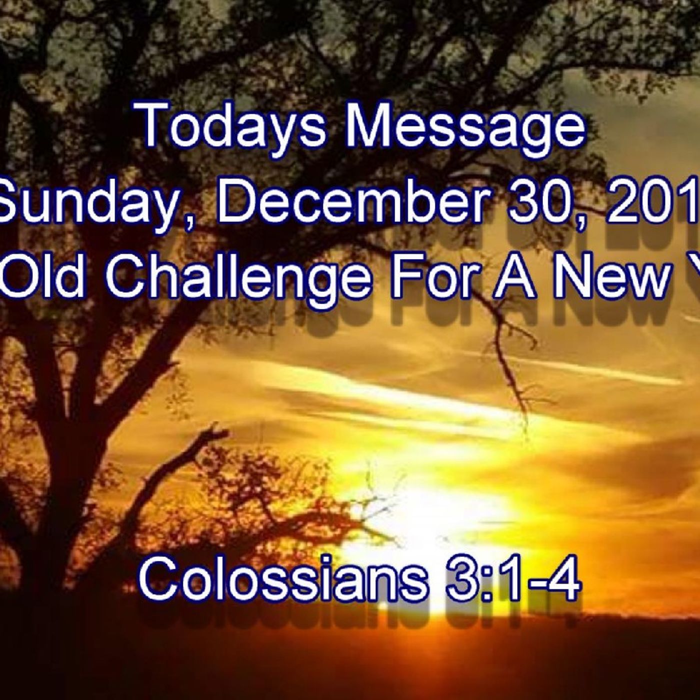 An Old Challenge For The New Year episode artwork