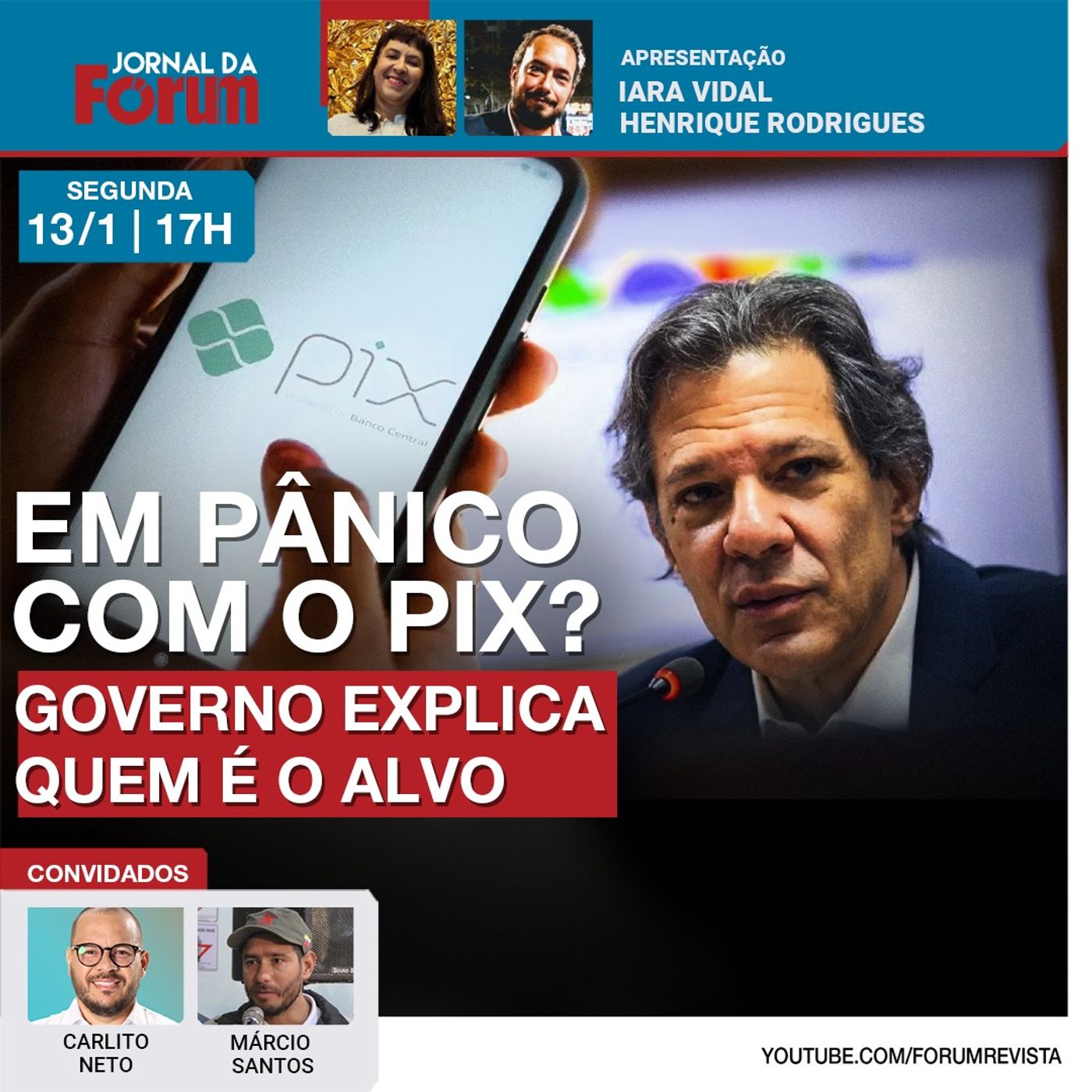 Fiscalização de Pix maiores que R$ 5 mil não é para pegar trabalhadores e pequenos comerciantes episode artwork