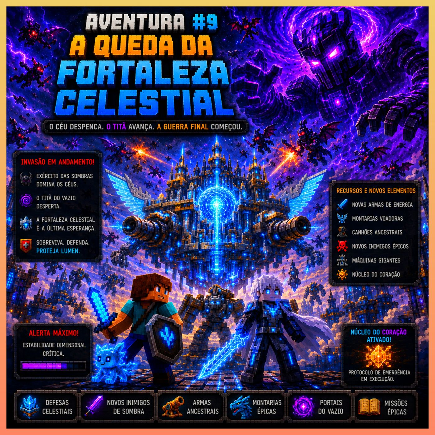 Aventura #9 –  A Queda da Fortaleza Celestial episode artwork
