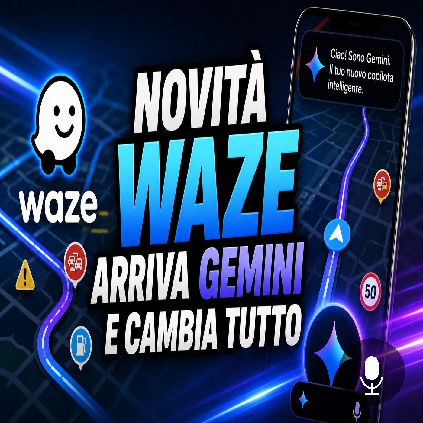 Novità Waze, arriva Gemini nell'app di navigazione episode artwork