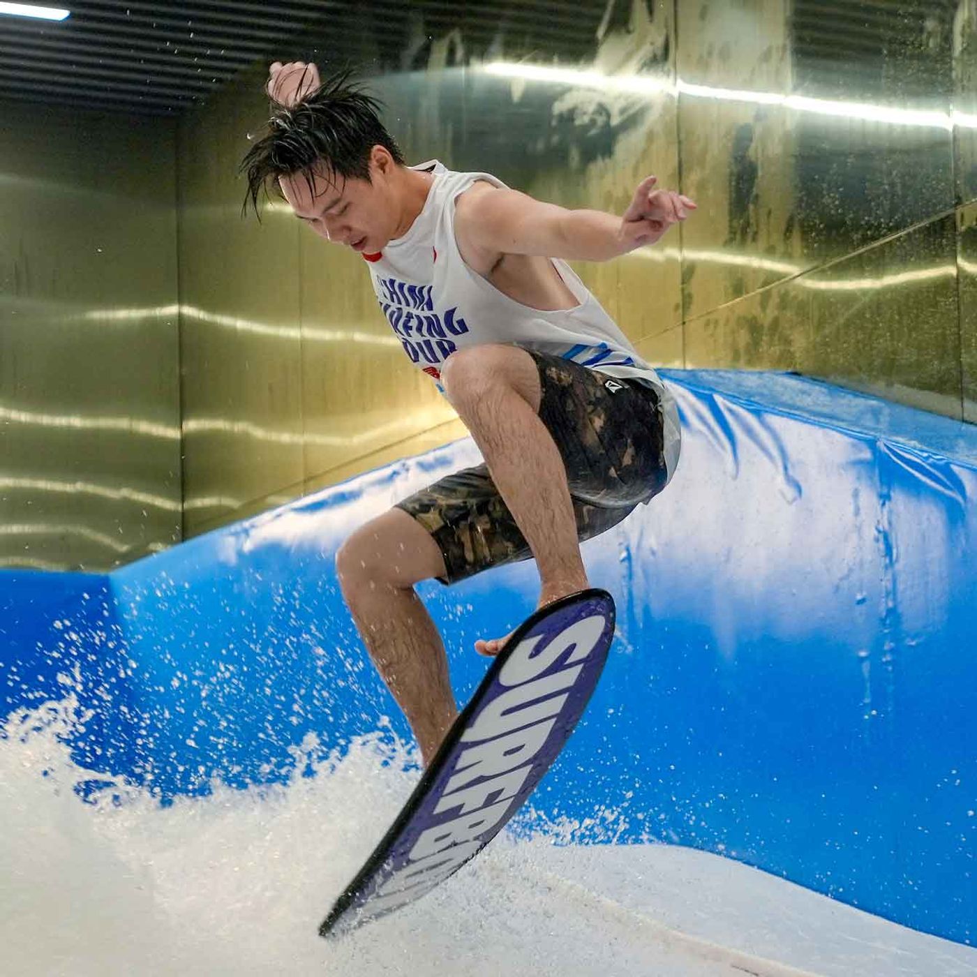 Indoor surfing making a splash