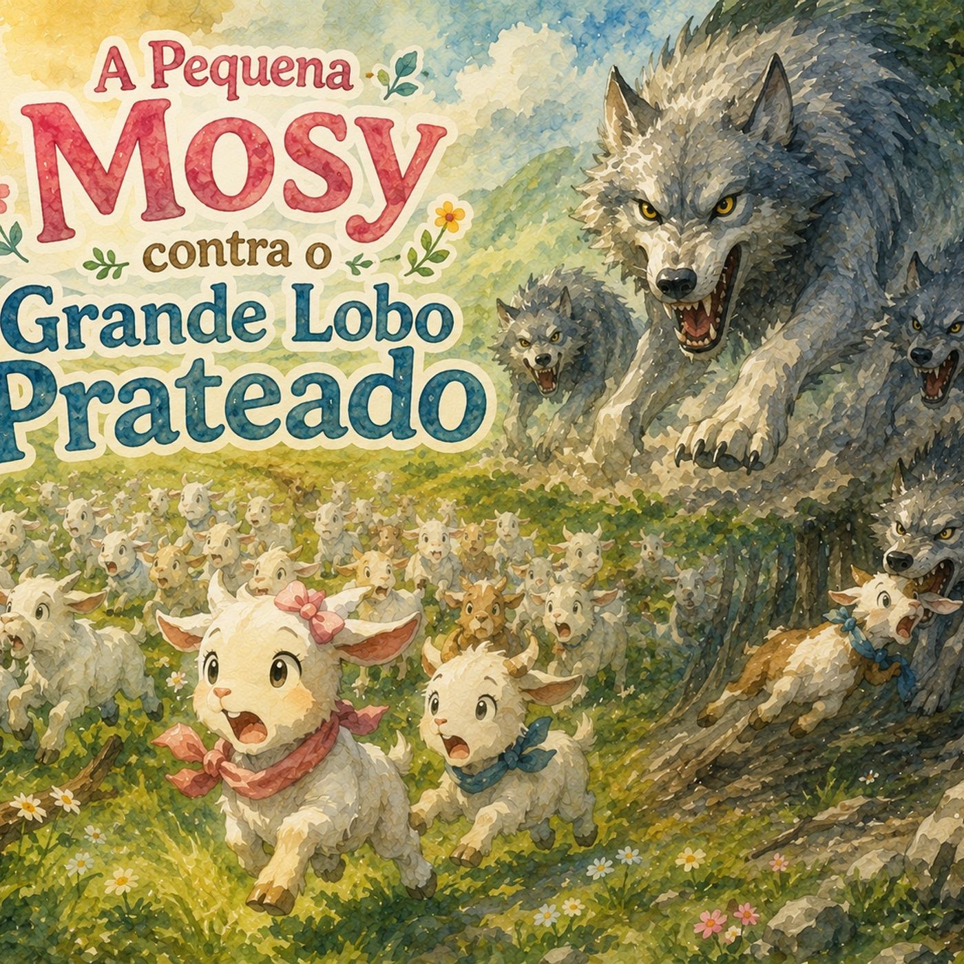【Fábula】 A Pequena Mosy contra o Grande Lobo Prateado