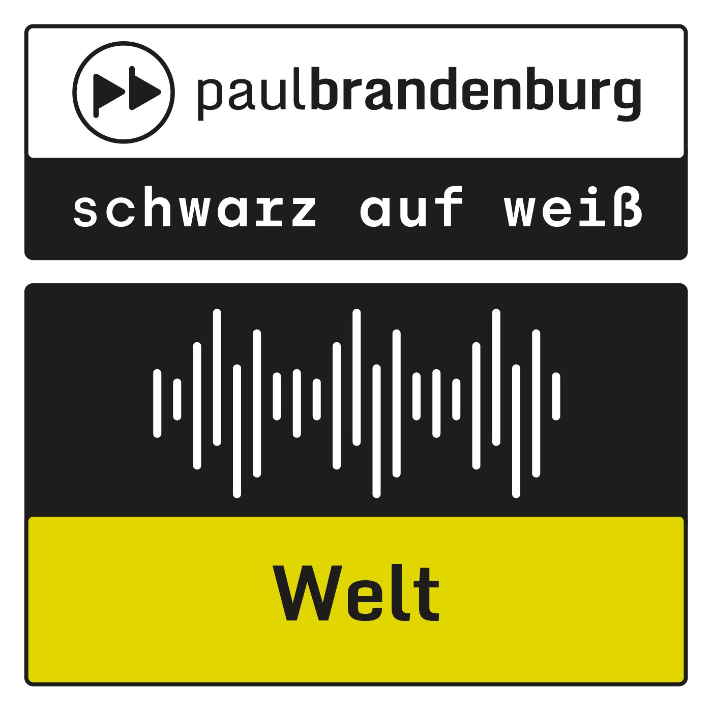 pb: schwarz auf weiß