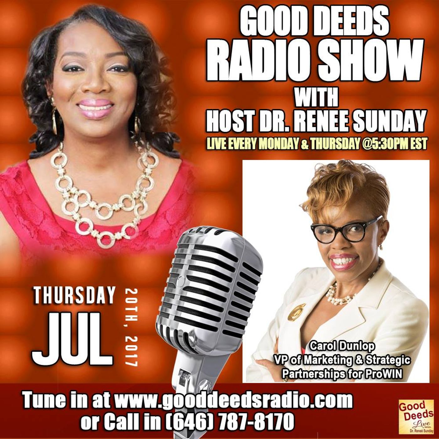 Carol Dunlop VP of Marketing and-Strategic Partnerships onGood Deeda Radio episode artwork