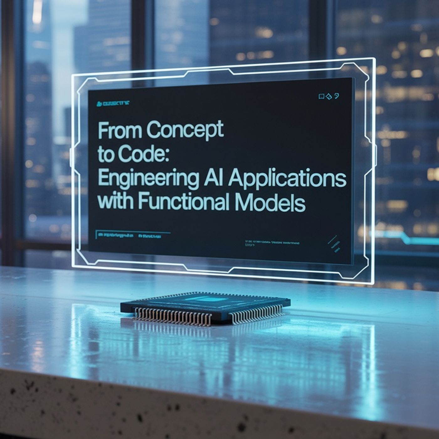 From Concept to Code: Engineering AI Applications with Functional Models