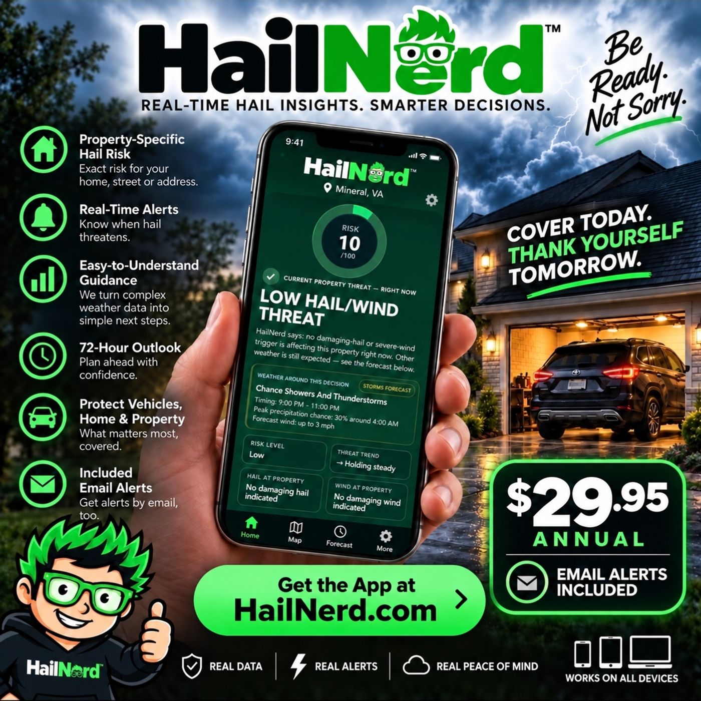 HailNerd™ Hail Tracker and Alerts App | Live Hail Risk, Radar and 3-Day Forecast episode artwork