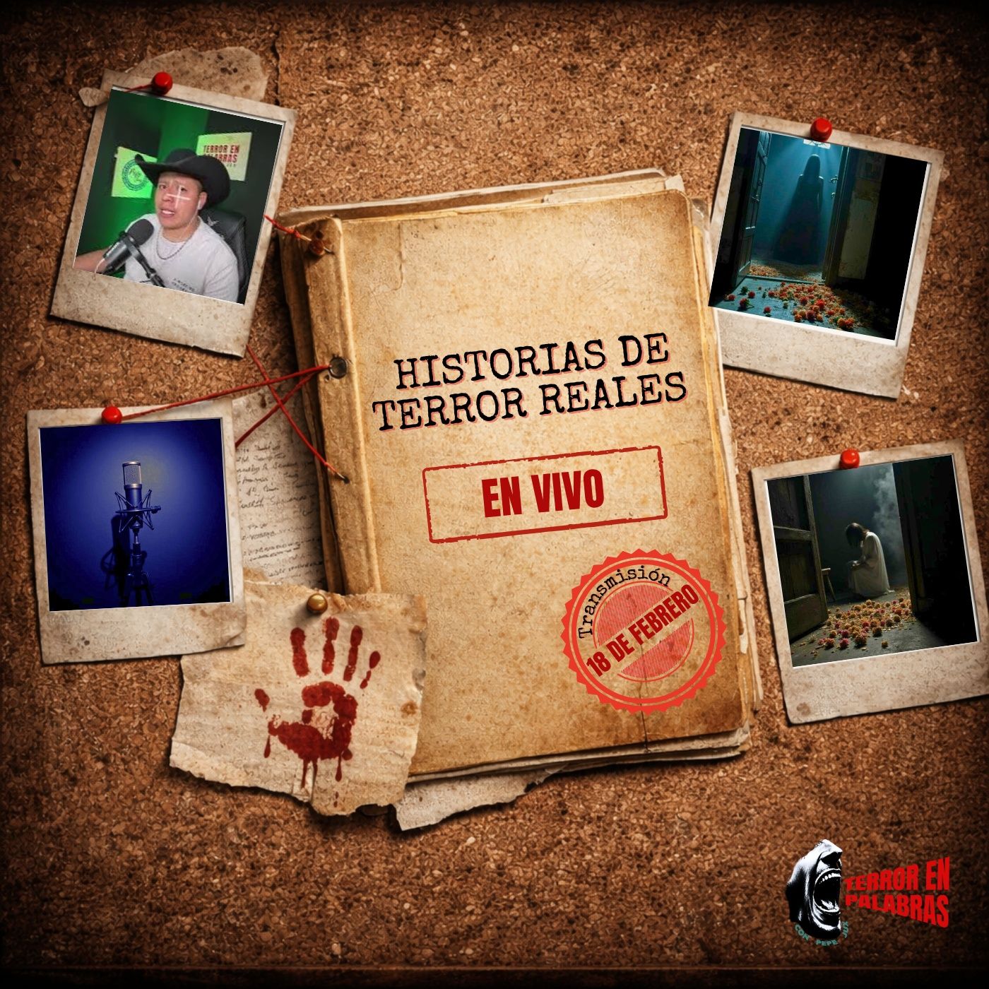 En vivo: Historias de Terror Reales - 18 Febrero 2026 episode artwork