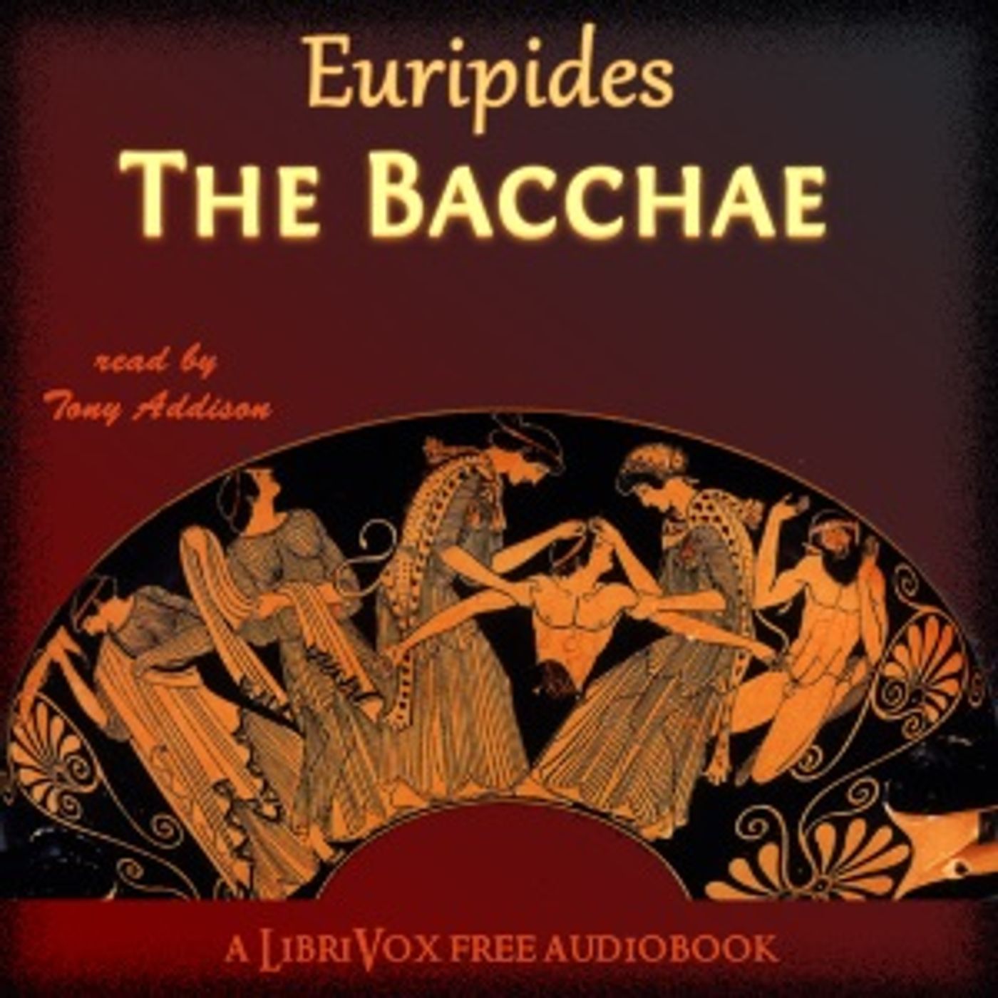 The Bacchae by Euripides cover art