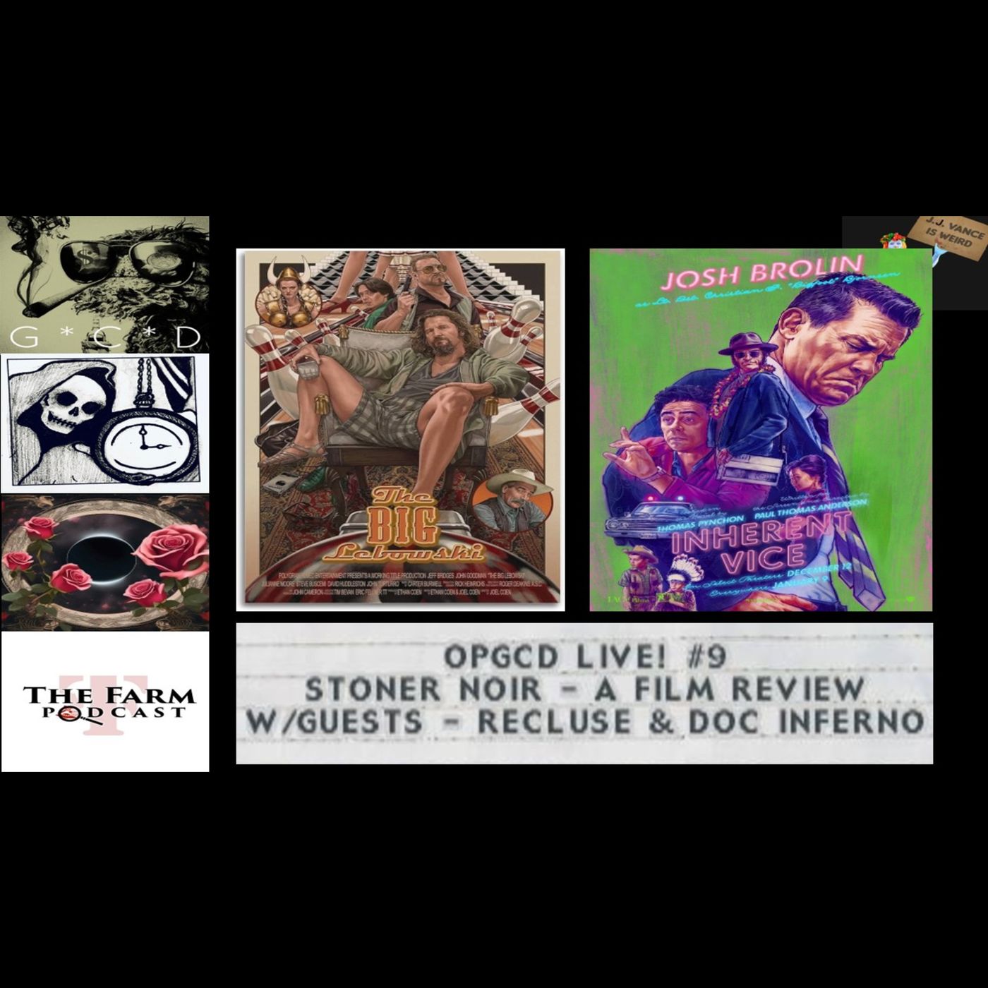OpGCD #41 - OpGCD Live! #9 - Stoner Noir: A Film Review - w/guests Recluse & Doc Inferno