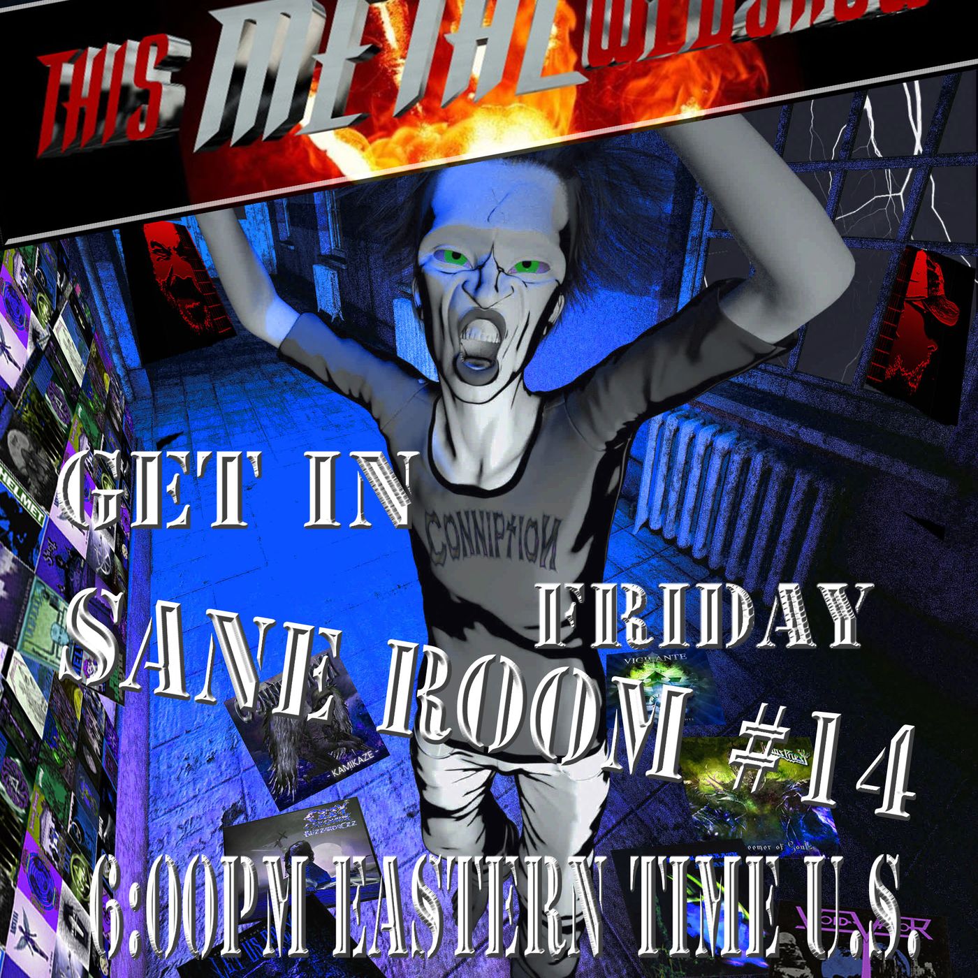 This Metal Webshow Sane Room #14 LIVE episode artwork