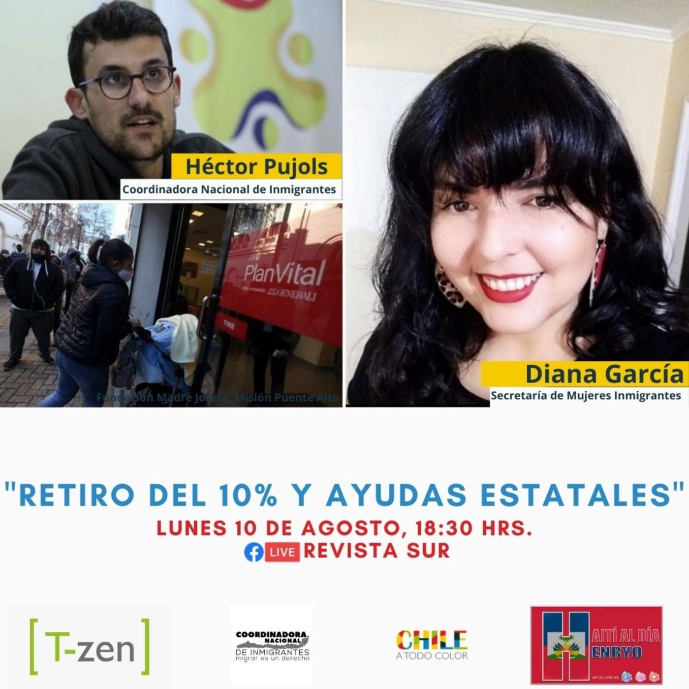 Chile a Todo Color "retiro del 10% de las AFP's y cómo solicitar otras ayudas estatales" episode artwork